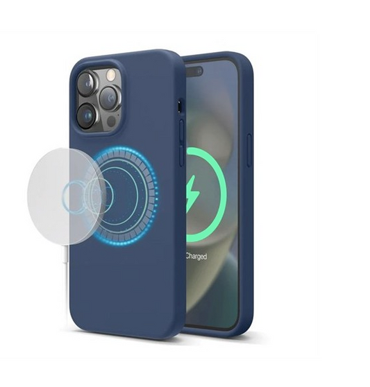 Elago Magsafe Silicone Case for iPhone 14 Plus Jean Indigo