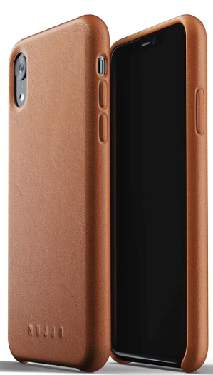 Mujjo Full Leather Case for iPhone XR Tan