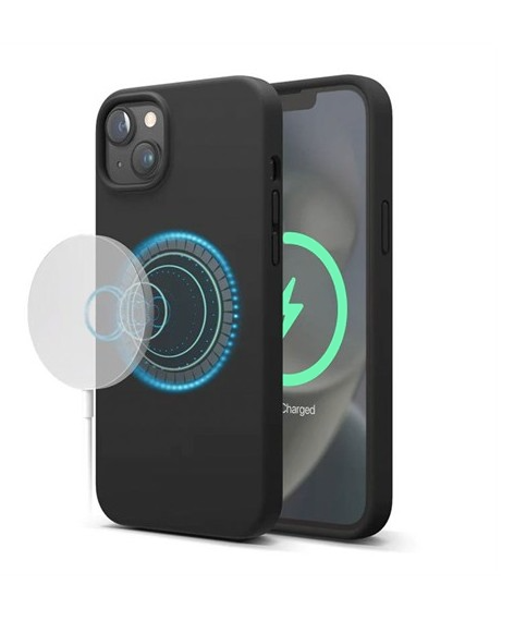 Elago Magsafe Silicone Case for iPhone 14 Plus Black