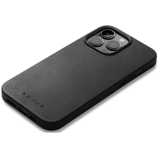 Mujjo Full Leather Case for iPhone 14 Black