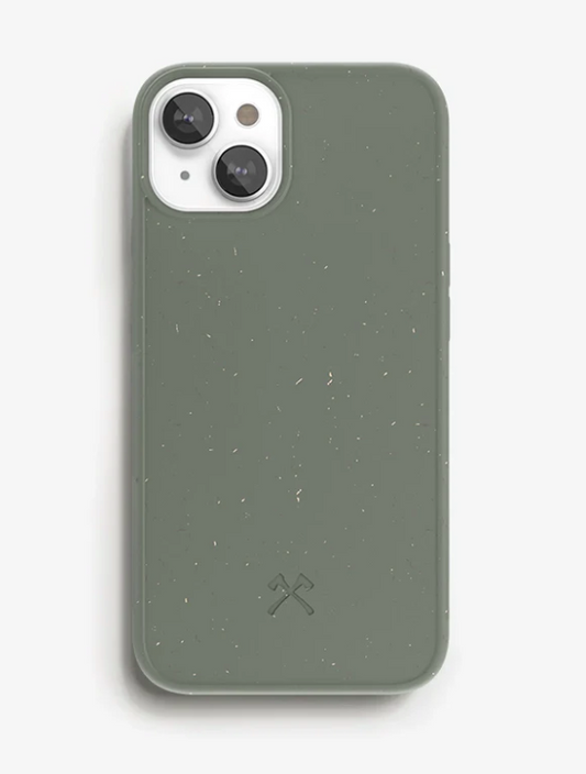 Woodcessories Bio Case Classic for iPhone 14 Plus Midnight Green