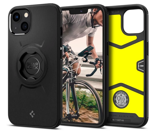 Spigen Gearlock Mount Case for iPhone 13 Black