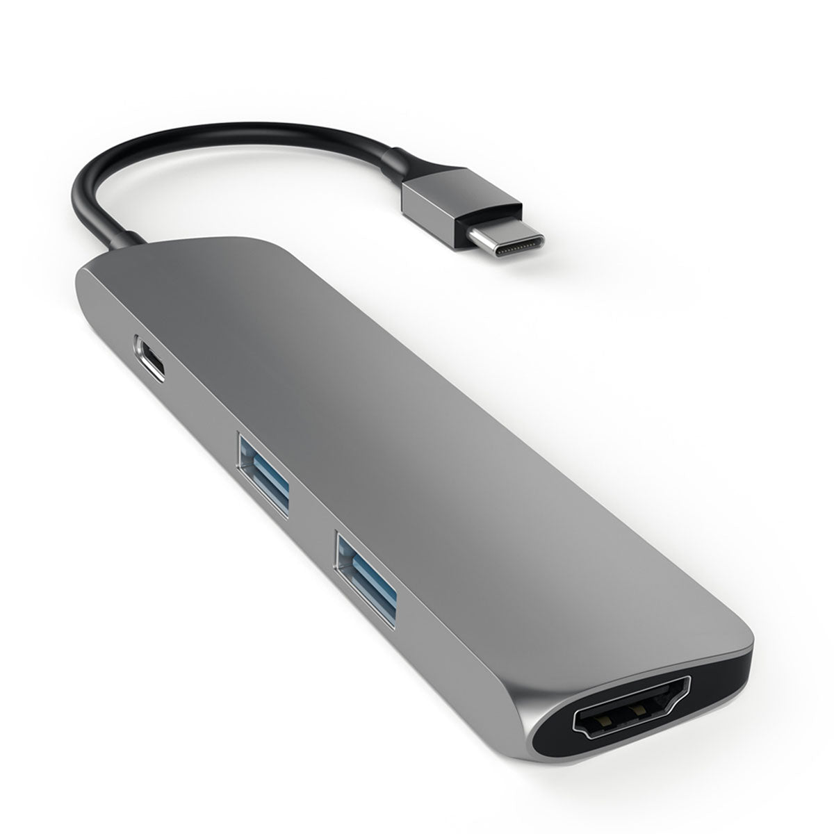 Satechi Slim, USB-C Hub adaptér - vesmírne šedý