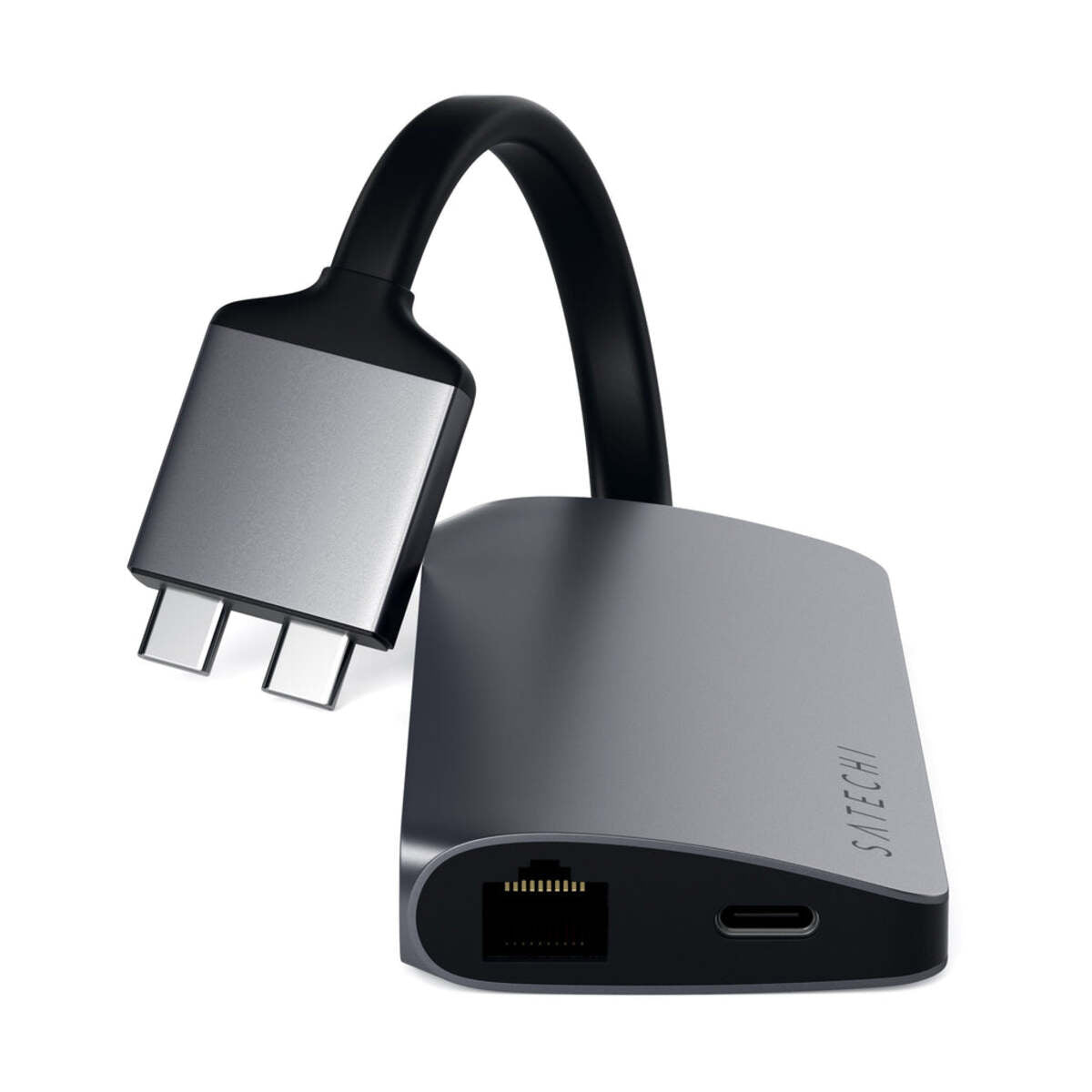 Satechi TYPE-C Dual Multimedia Adapter - Space Gray