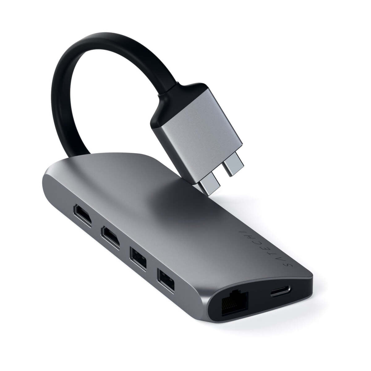 Satechi TYPE-C Dual Multimedia Adapter - Space Gray
