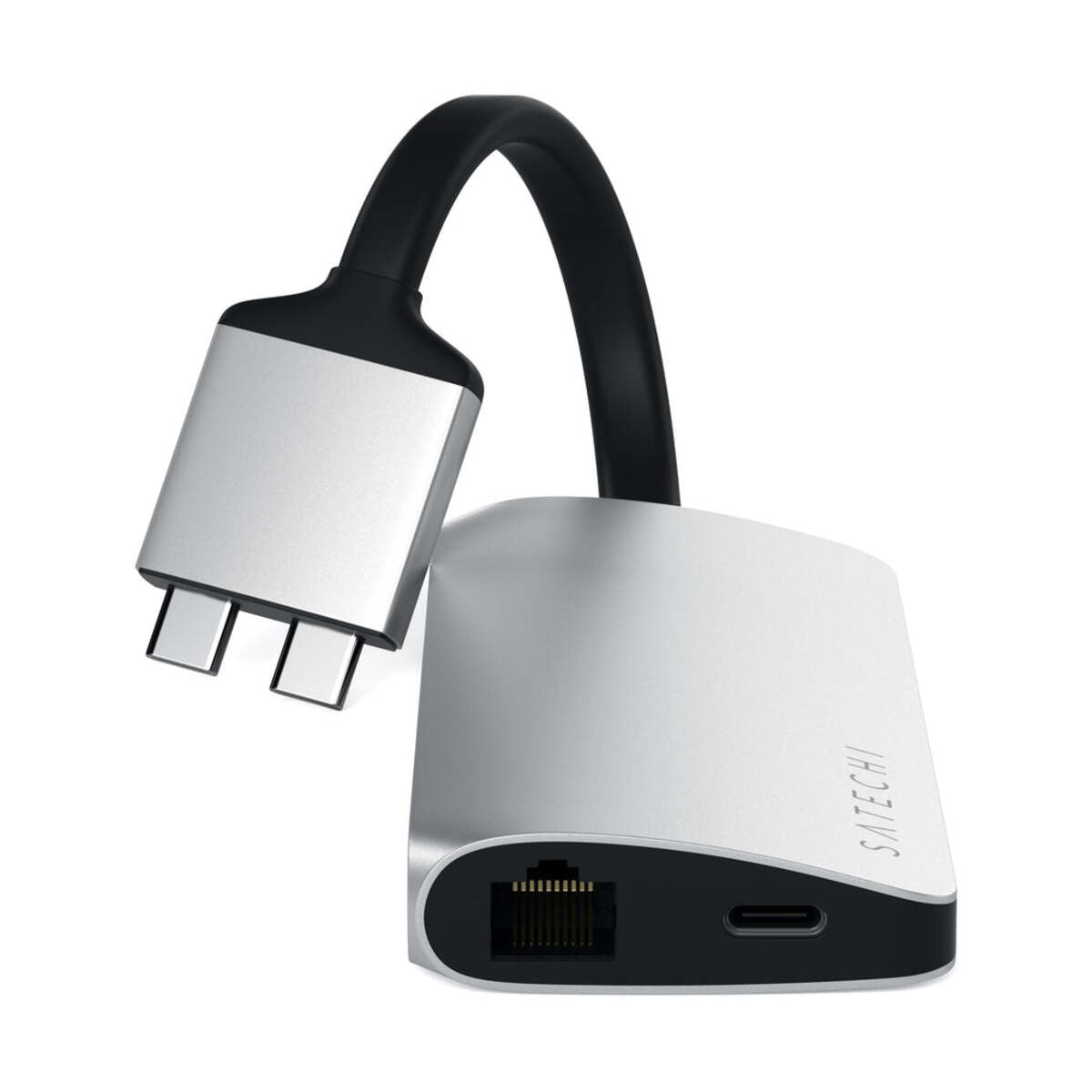 Satechi TYPE-C Dual Multimedia Adapter - Silver