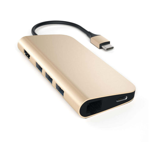 Satechi Type-C Multi-Port 4K Adapter - Gold