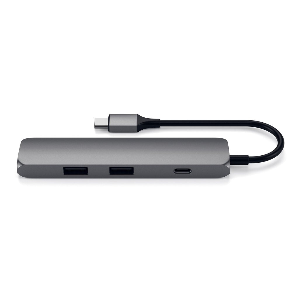 Satechi Slim, USB-C Hub adaptér - vesmírne šedý
