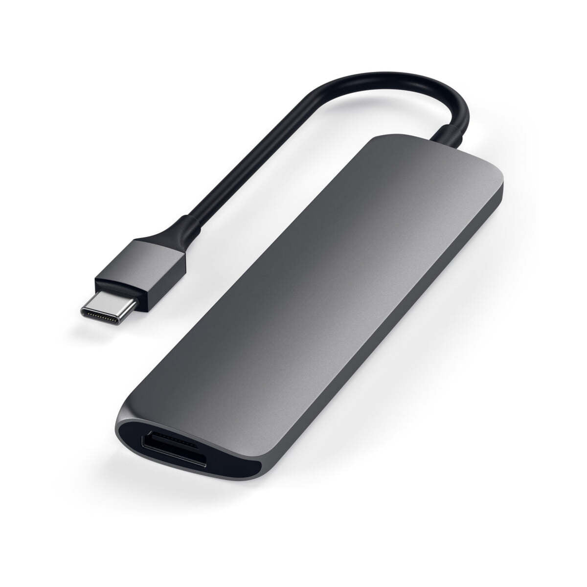 Satechi Slim, USB-C Hub adaptér - vesmírne šedý