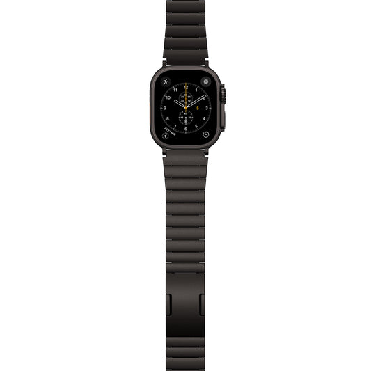 UNUM titánový remienok pre Apple Watch SE/Series 1-9 (42/44/45mm)/10 (46mm)/Ultra (49mm) - čierny