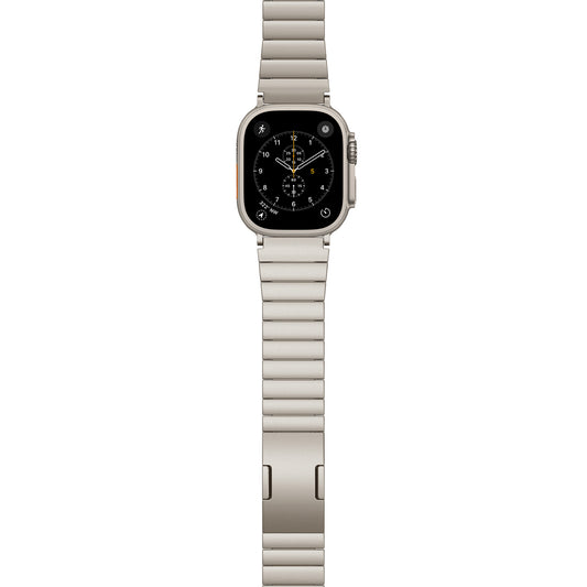 UNUM titánový remienok pre Apple Watch SE/Series 1-9 (42/44/45mm)/10 (46mm)/Ultra (49mm) - prírodný titán
