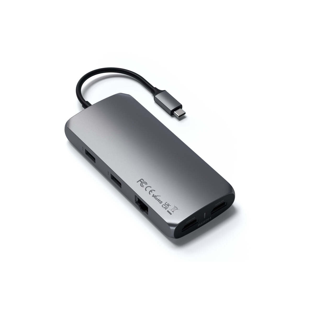 Satechi USB-C Multiport MX Adapter - Space Gray Aluminium