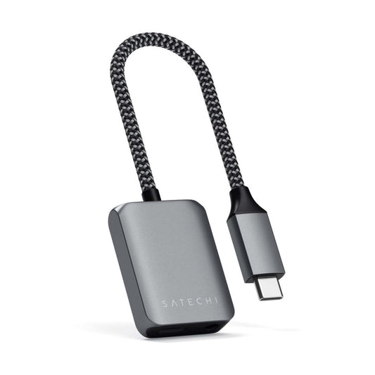Satechi USB-C to 3.5mm Audio & PD Adapter - Space Gray