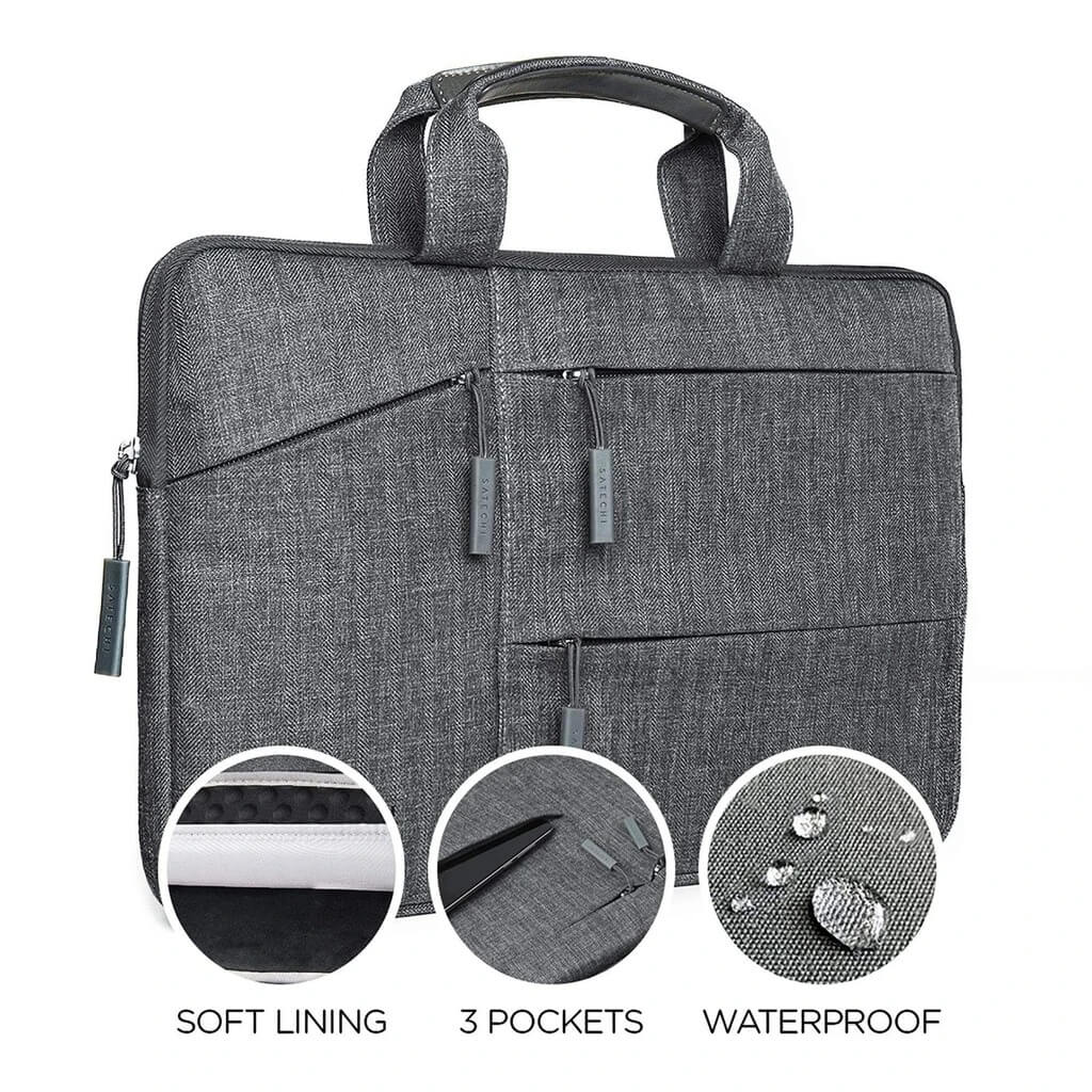 SATECHI Fabric Carrying Case for MB 13'' Gray