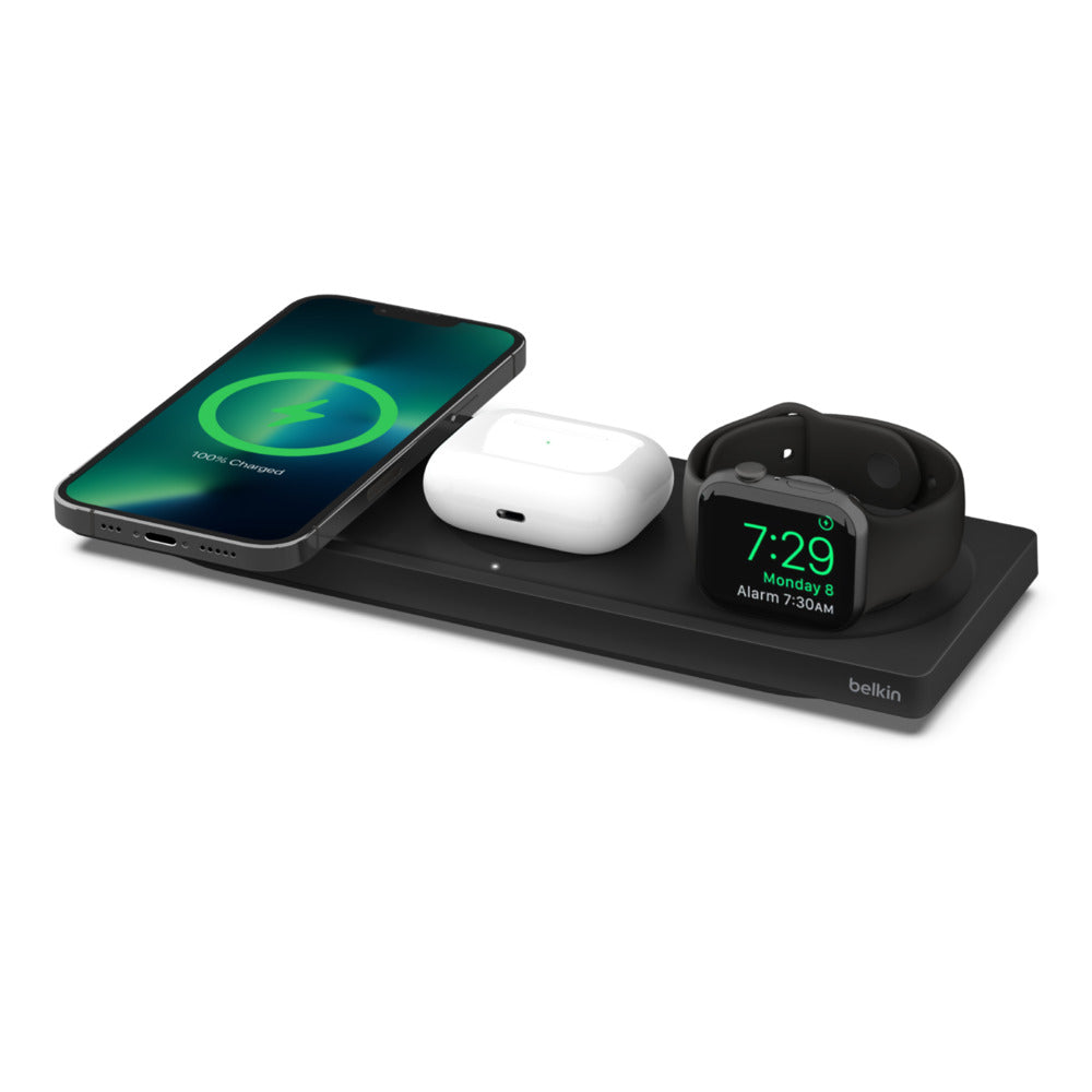 MagSafe bezdrôtová nabíjacia stanica Belkin Boost Charge 3v1 - čierna