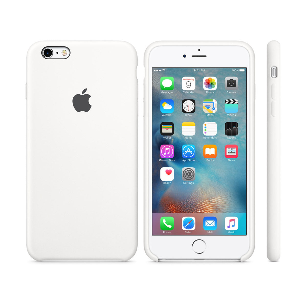 Apple - iPhone 6s Plus Silicone Case - White