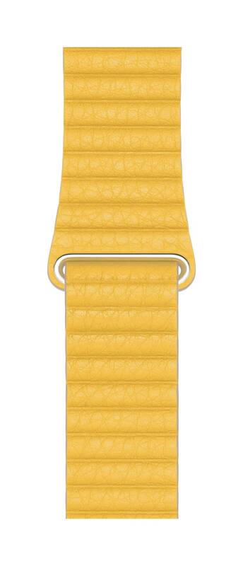 Apple Watch 44mm Band: Meyer Lemon Leather Loop - Large (DEMO) (Seasonal Autumn 2019)