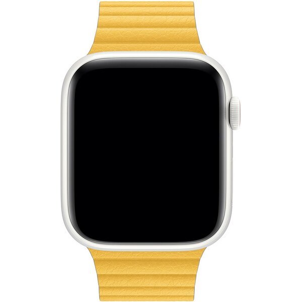 Apple Watch 44mm Band: Meyer Lemon Leather Loop - Large (DEMO) (Seasonal Autumn 2019)