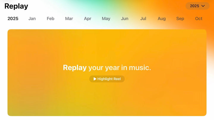 Teraz sa môžeš dozvedieť ešte viac o tom, ako si tento rok počúval(a) hudbu!