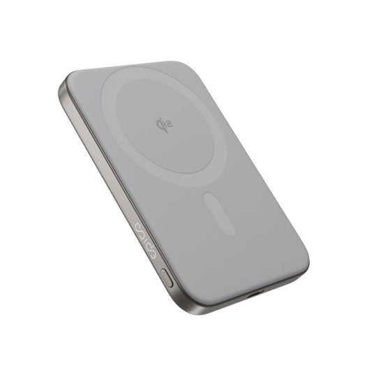 Bezdrôtová powerbanka Epico UltraPack Qi2 Slim 5000mAh Alu Mag+ EM51 - titánová