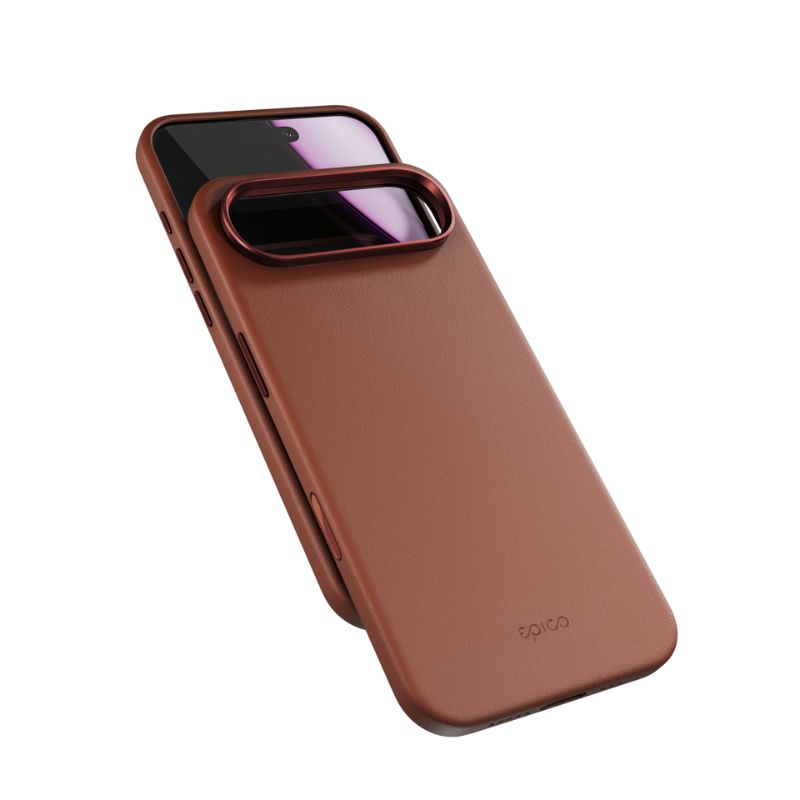 Kryt pre iPhone Air Epico Leather Pro Mag+ Case - hnedý