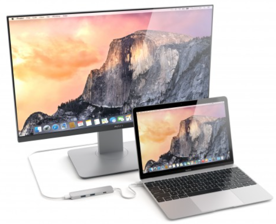Satechi Slim, USB-C Hub adaptér - vesmírne šedý