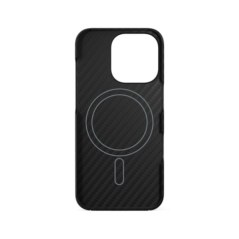 Kryt pre iPhone 16 Pro Epico Mag+ Carbon Case - čierny