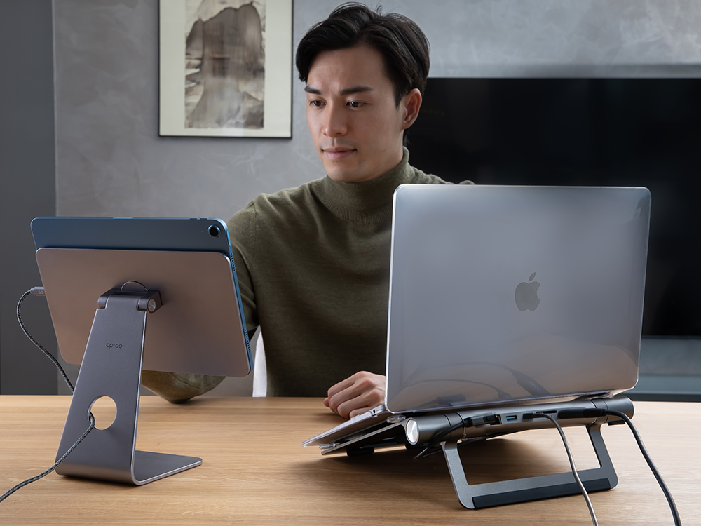 USB-C Hub Multiport 8v1 Epico - vesmírne šedý