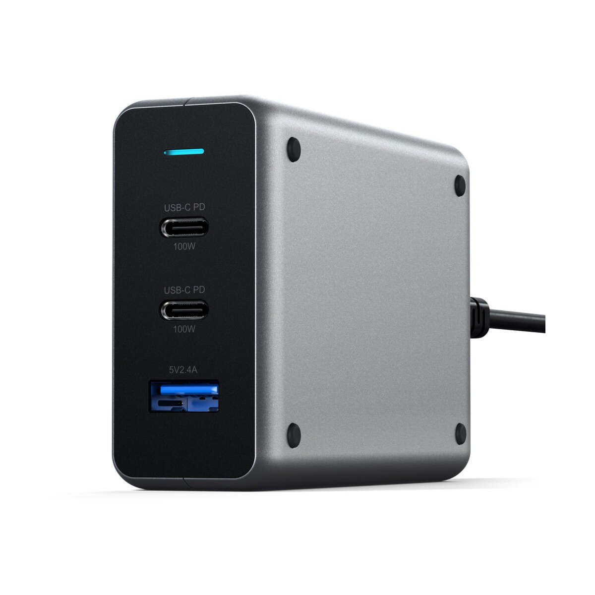 Satechi USB-C PD Compact GAN Charger 100W 1xUSB-C PD,2xUSB-C PD,1xUSB-C PD,1xUSB-A,2x USB-C PD