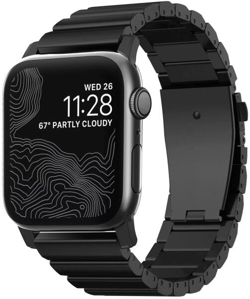 Innocent Titan remienok pre Apple Watch 42/44/45/49mm - Čierny