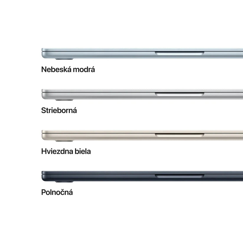 MacBook Air 13", Apple M5 čip, 10jadrové CPU, 10jadrové GPU, 16 GB, 4TB SSD, INT - Hviezdne biela