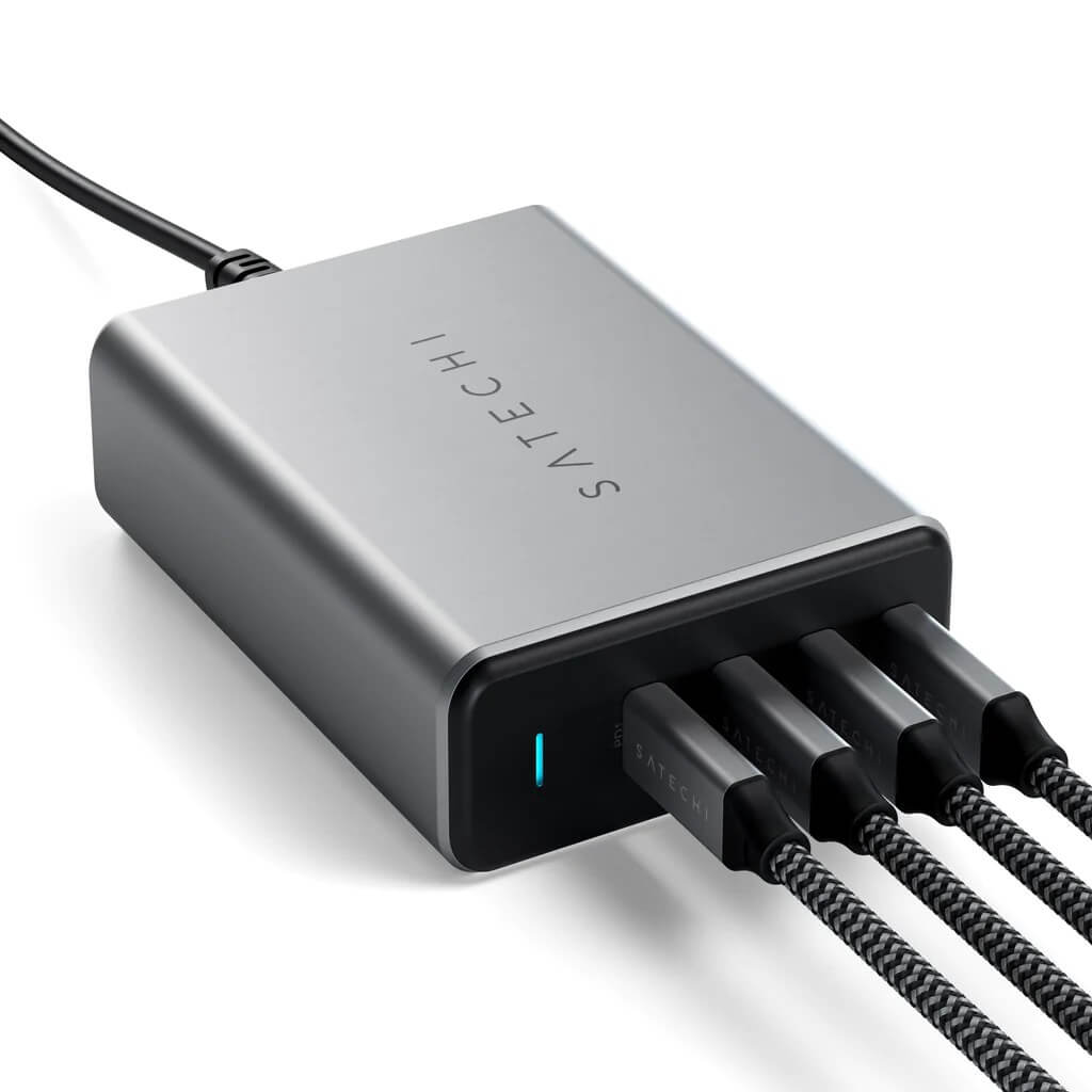 4portová PD GAN 165W USB-C nabíjačka Satechi