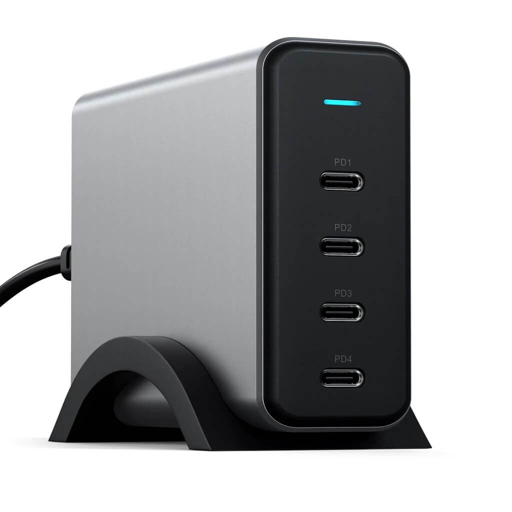 4portová PD GAN 165W USB-C nabíjačka Satechi