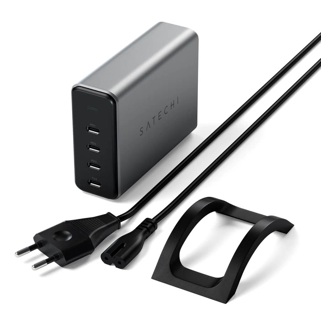 4portová PD GAN 165W USB-C nabíjačka Satechi