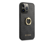 Guess PU 4G Ring Case iPhone 13 mini - Grey