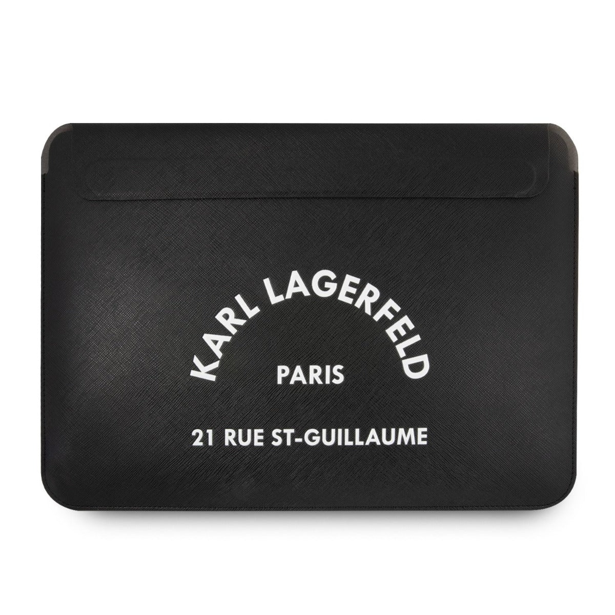 Karl Lagerfeld Saffiano RSG Embossed Computer Sleeve 16 Black