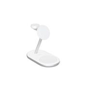 Epico 3in1 MagSafe Charging Stand - Charging for iPhone 15W - white