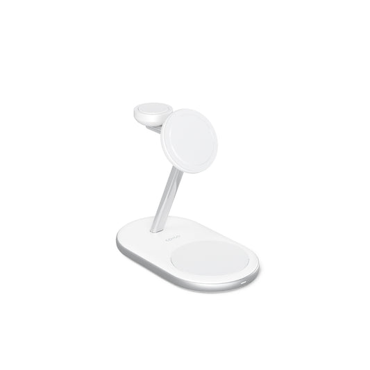 Epico 3in1 MagSafe Charging Stand - Charging for iPhone 15W - white