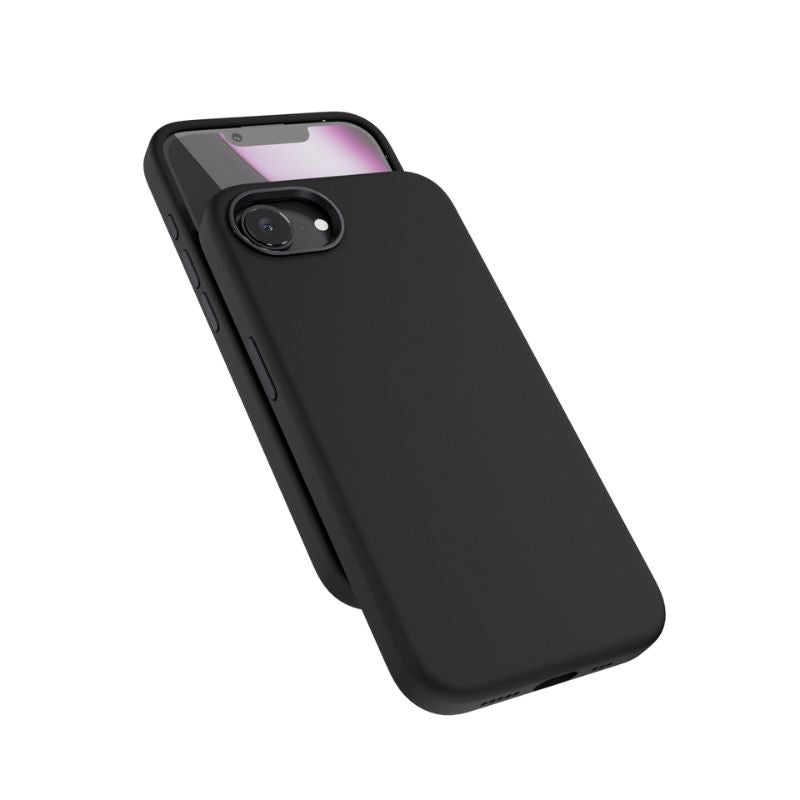 Kryt pre iPhone 16e/17e Epico Silicone Pro Mag+ Case - čierny