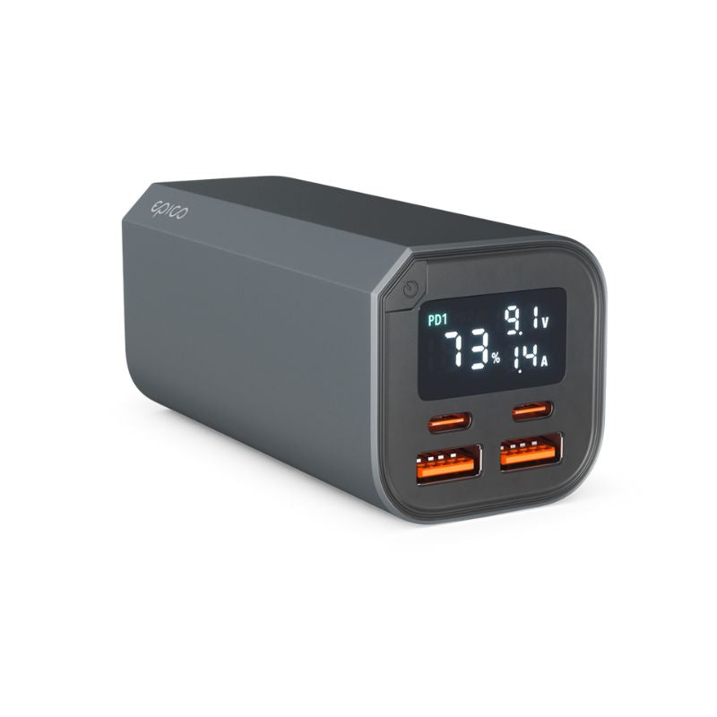 Hliníková powerbanka Epico PD 100W 20 000 mAh - vesmírne sivá
