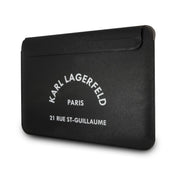 Karl Lagerfeld Saffiano RSG Embossed Computer Sleeve 16 Black