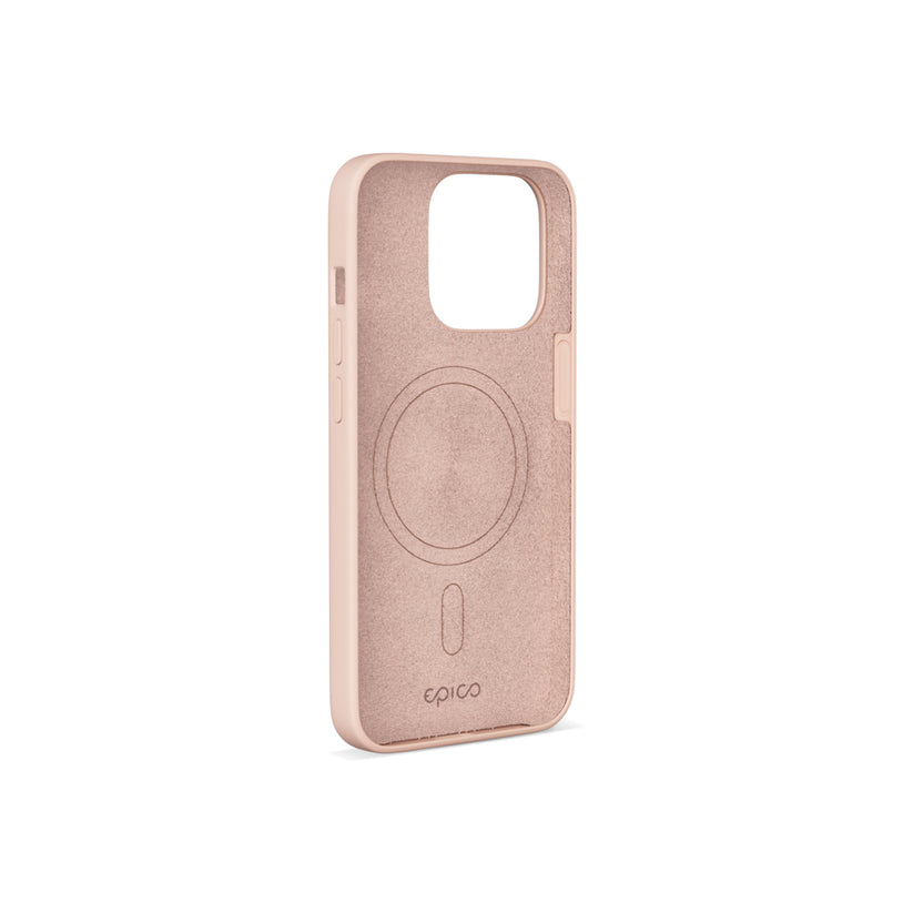 EPICO Silicone Magnetic Case - MagSafe compatible - iPhone 14 Plus - Rúžová