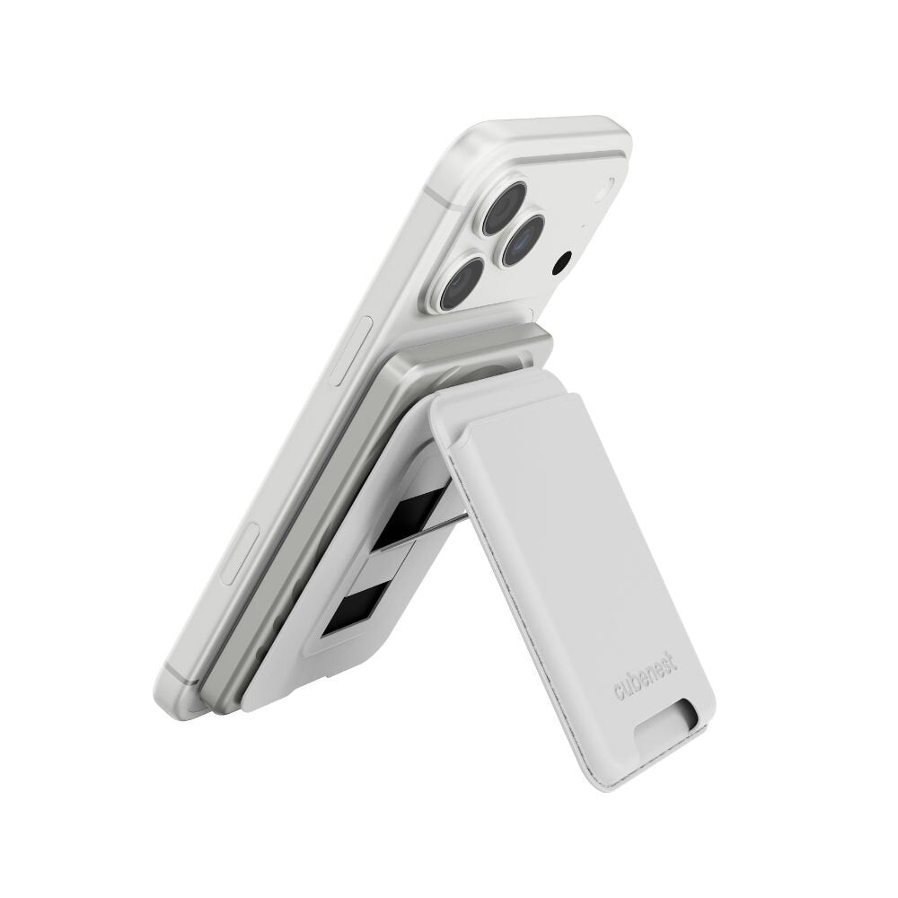 Cubenest Qi2 Magnetická bezdrôtová powerbanka SlimDual 5000 mAh SQ1B3D - strieborná - iSTYLE.sk