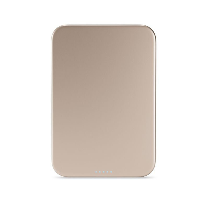 Bezdrôtová powerbanka Epico UltraPack Qi2 Slim 5000 mAh Alu Mag+ EM51 - púštny titán