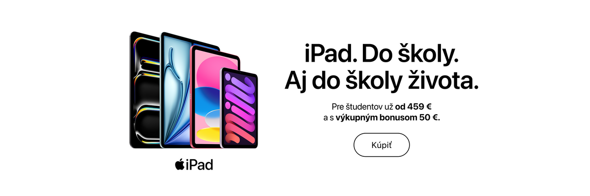 iPad - Do školy. Aj do života.