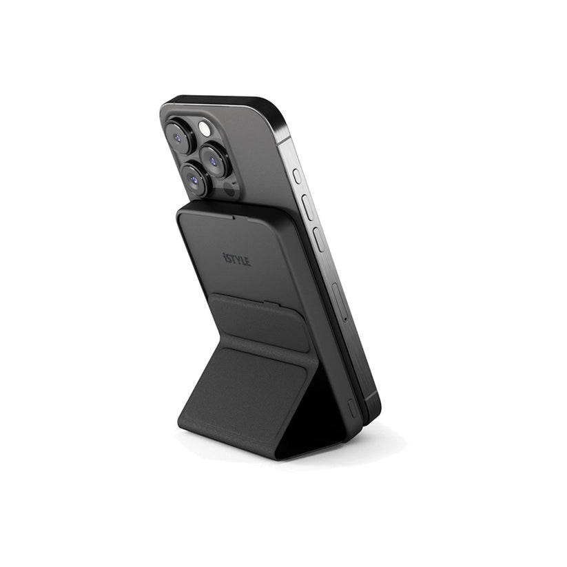 iSTYLE Mag+ Stand Power Bank Battery Capacity 7 000mAh - black