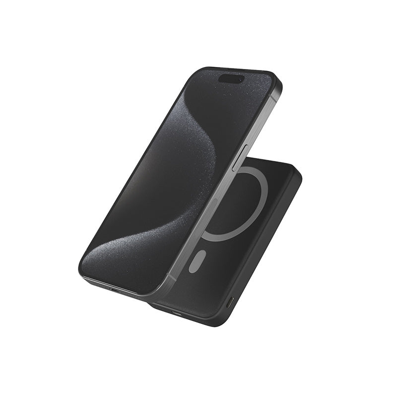 iSTYLE Mag+ Stand Power Bank Battery Capacity 7 000mAh - black