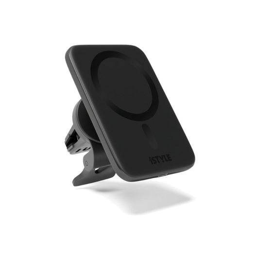 iSTYLE Qi2 Ultrathin Wireless Car Charger MagSafe compatible - black