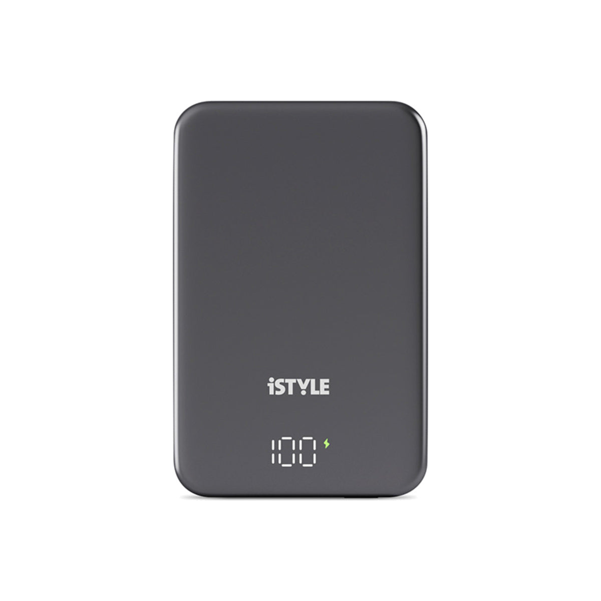 iSTYLE Mag+ Aluminium Power Bank Battery Capacity 10 000mAh - space grey