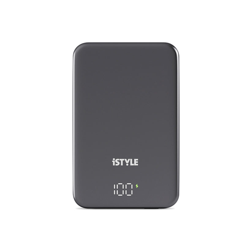 iSTYLE Mag+ Aluminium Power Bank Battery Capacity 10 000mAh - space grey